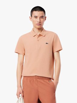 Lacoste - Beige Solid Regular Fit Polo T-Shirt