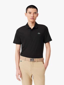 Lacoste - Black Solid Regular Fit Polo T-Shirt