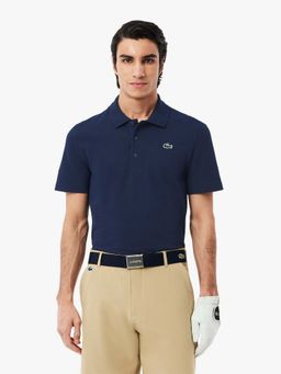 Lacoste - Blue Solid Regular Fit Polo T-Shirt