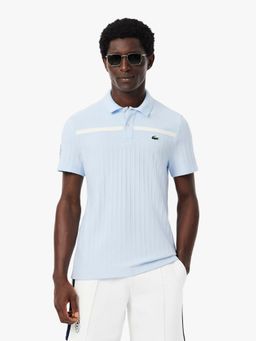 Lacoste - Blue Stripes Regular Fit Polo T-Shirt