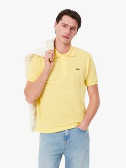 Lacoste - Yellow Solid Straight Fit Polo T-Shirt