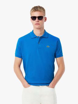 Lacoste - Blue Solid Straight Fit Polo T-Shirt