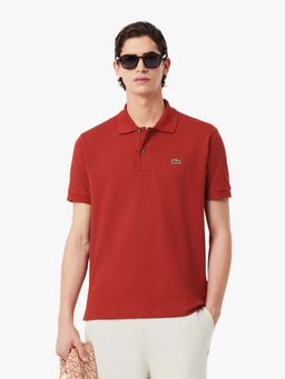 Lacoste - Rust Solid Straight Fit Polo T-Shirt