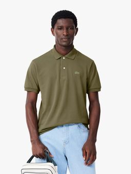 Lacoste - Green Solid Straight Fit Polo T-Shirt