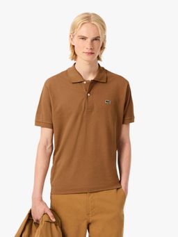 Lacoste - Brown Solid Straight Fit Polo T-Shirt