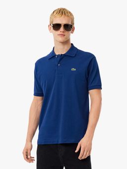 Lacoste - Blue Solid Straight Fit Polo T-Shirt