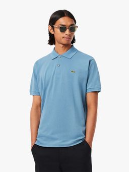 Lacoste - Blue Solid Straight Fit Polo T-Shirt