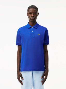 Lacoste - Blue Solid Straight Fit Polo T-Shirt