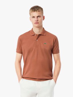 Lacoste - Rust Solid Straight Fit Polo T-Shirt