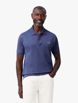 Lacoste - Blue Solid Straight Fit Polo T-Shirt