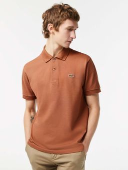 Lacoste - Brown Solid Straight Fit Polo T-Shirt