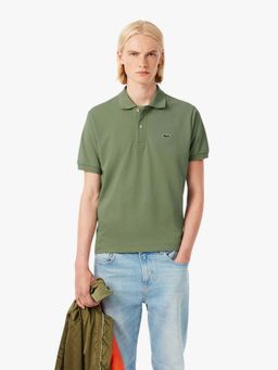 Lacoste - Green Solid Straight Fit Polo T-Shirt