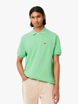 Lacoste - Green Solid Straight Fit Polo T-Shirt