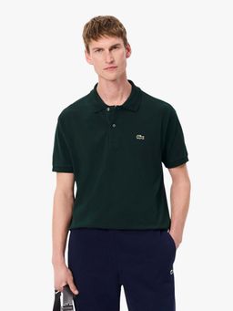 Lacoste - Green Solid Straight Fit Polo T-Shirt