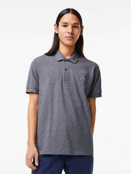 Lacoste - Grey Solid Straight Fit Polo T-Shirt
