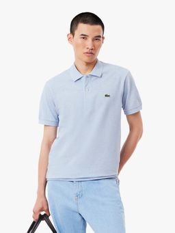 Lacoste - Blue Solid Straight Fit Polo T-Shirt