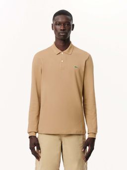 Lacoste - Beige Solid Straight Fit Polo T-Shirt
