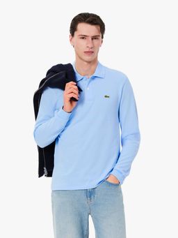 Lacoste - Blue Solid Straight Fit Polo T-Shirt