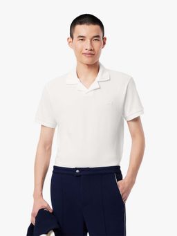 Lacoste - White Solid Straight Fit Polo T-Shirt