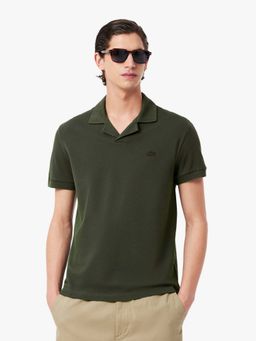 Lacoste - Green Solid Straight Fit Polo T-Shirt