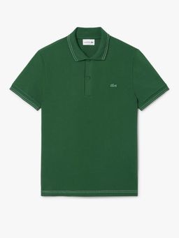 Lacoste - Green Solid Regular Fit Polo T-Shirt