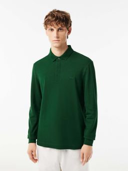 Lacoste - Green Solid Regular Fit Polo T-Shirt