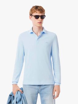 Lacoste - Blue Solid Regular Fit Polo T-Shirt