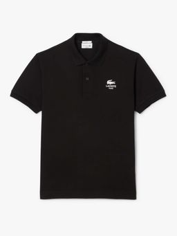 Lacoste - Black Solid Straight Fit Polo T-Shirt