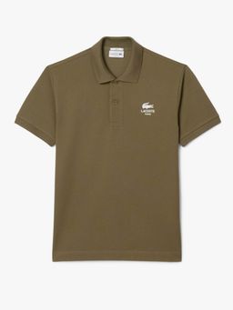 Lacoste - Green Solid Straight Fit Polo T-Shirt