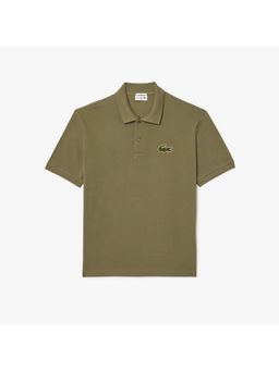Lacoste - Green Solid Loose Fit Polo T-Shirt
