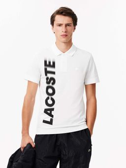 Lacoste - White Solid Regular Fit Polo T-Shirt