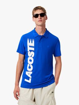 Lacoste - Blue Solid Regular Fit Polo T-Shirt