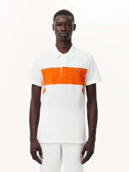 Lacoste - White Solid Regular Fit Polo T-Shirt