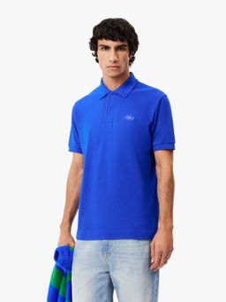 Lacoste - Blue Solid Straight Fit Polo T-Shirt