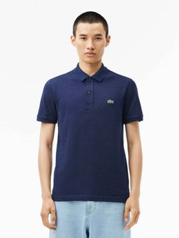 Lacoste - Blue Solid Slim Fit Polo T-Shirt