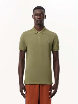 Lacoste - Green Solid Slim Fit Polo T-Shirt