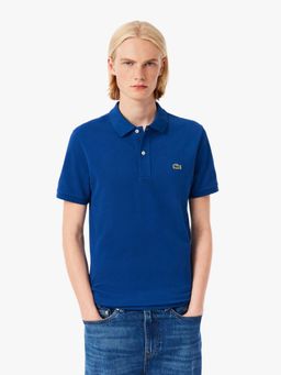 Lacoste - Blue Solid Slim Fit Polo T-Shirt
