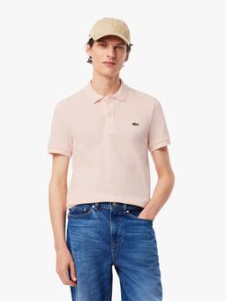 Lacoste - Pink Solid Slim Fit Polo T-Shirt