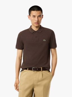 Lacoste - Brown Solid Slim Fit Polo T-Shirt