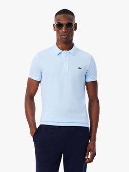 Lacoste - Blue Solid Slim Fit Polo T-Shirt