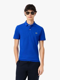 Lacoste - Blue Solid Slim Fit Polo T-Shirt