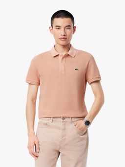 Lacoste - Peach Solid Slim Fit Polo T-Shirt