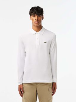 Lacoste - White Solid Slim Fit Polo T-Shirt