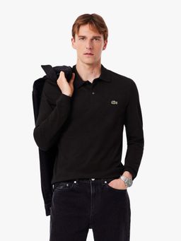 Lacoste - Black Solid Slim Fit Polo T-Shirt