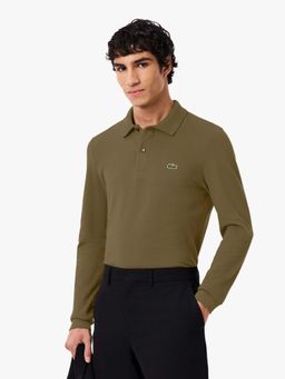 Lacoste - Green Solid Slim Fit Polo T-Shirt