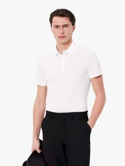 Lacoste - White Solid Regular Fit Polo T-Shirt