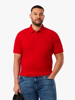 Lacoste - Red Solid Regular Fit Polo T-Shirt