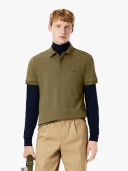 Lacoste - Green Solid Regular Fit Polo T-Shirt