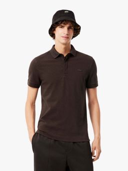 Lacoste - Brown Solid Regular Fit Polo T-Shirt