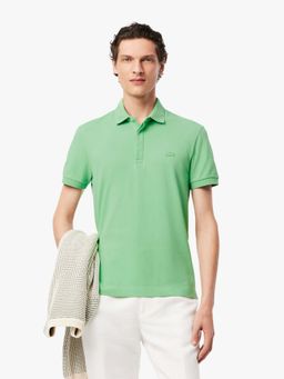 Lacoste - Green Solid Regular Fit Polo T-Shirt